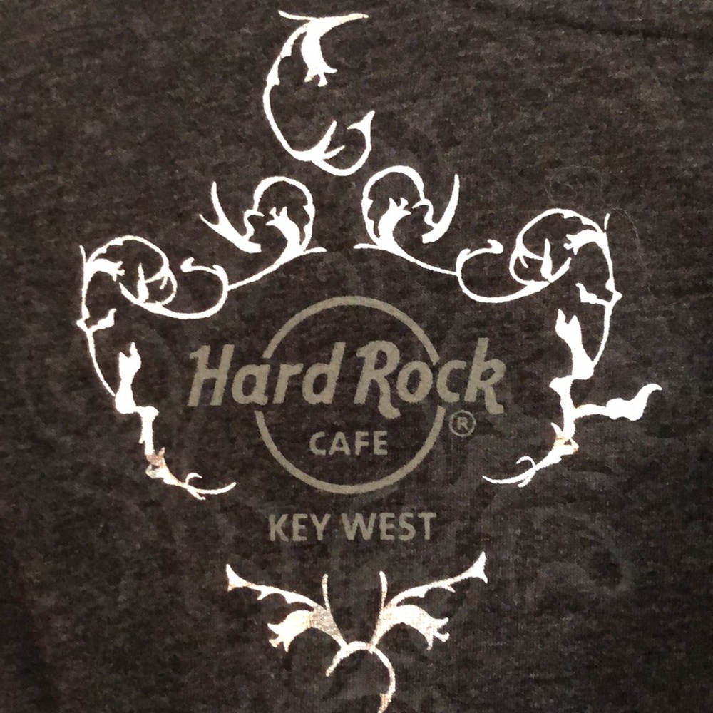 Hard Rock Cafe grey . short sleeves from Key West. size medium